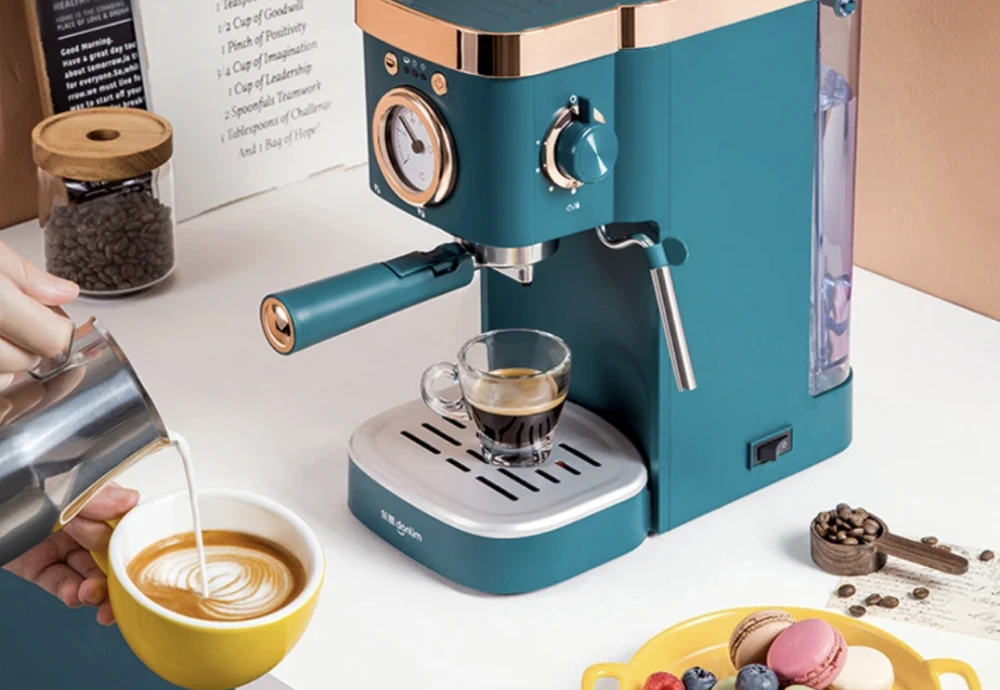 espresso machine with manual steam wand